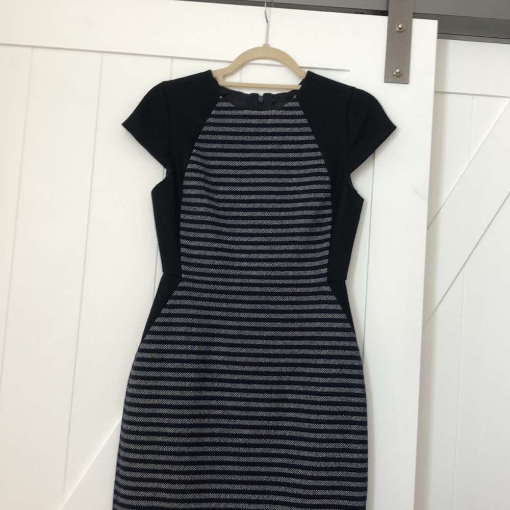 JCrew cap sleeve wool sheath dress